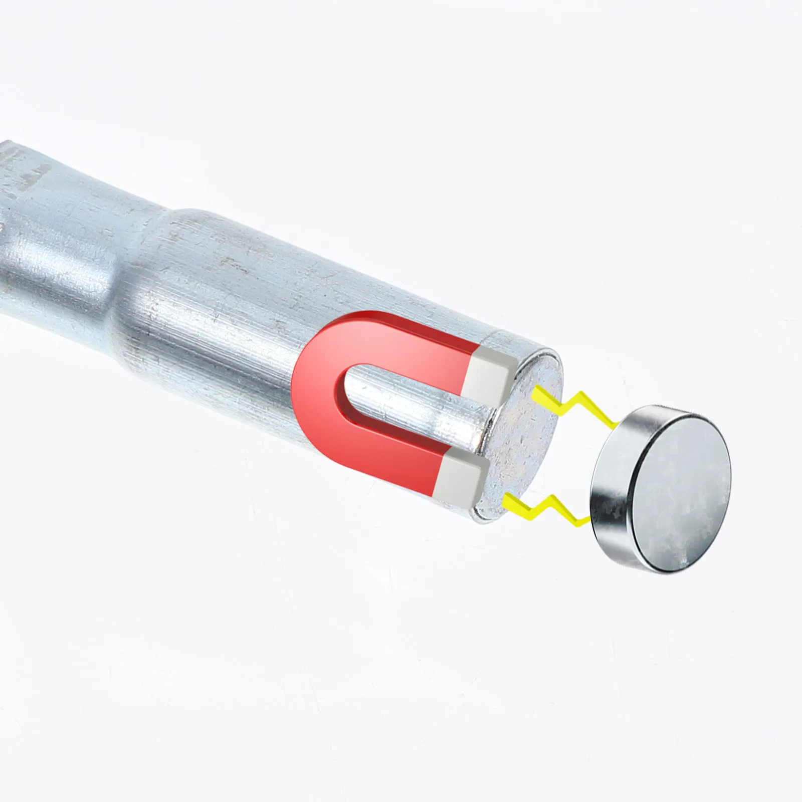 

Flexible Magnetic Pickup Tool For Small Metal Objects Strong Magnet Claw, Bendable Design, Efficient Retrieval In Tight Spaces