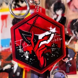 Persona Anime Men Keychian Women Amamiya Ren Key Chain Bags Key Holder Pants Pendant Kids Friends Gift Collection Ornament Cos