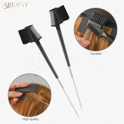 ARLANY 3 in 1 Hair Edge Brush Double Sided Tail Edge Brush UV Hair Extension Brush Smooth Brush Comb Grooming Hair Styling Comb