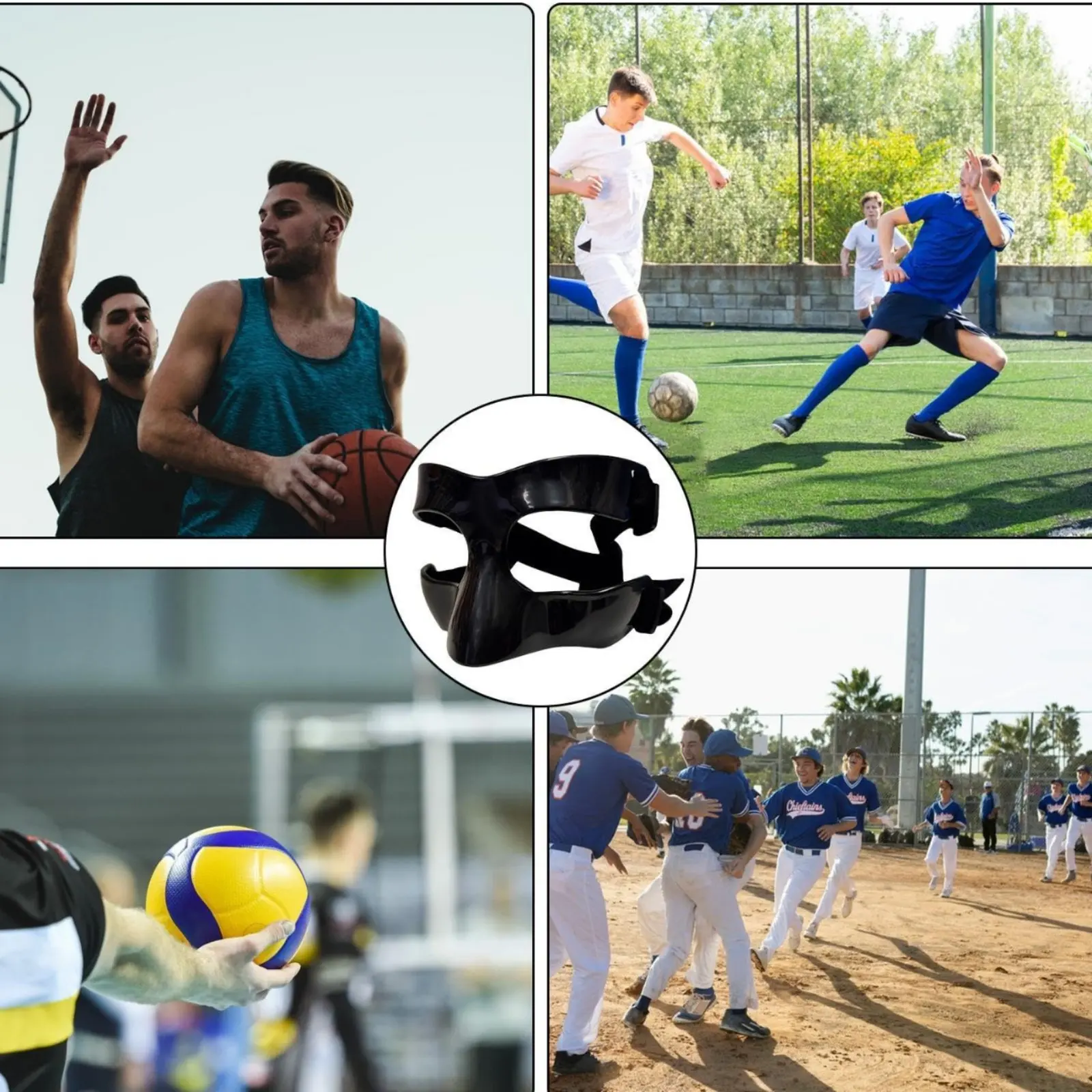 

Спортивная защита для лица, легкий спортивный протектор для носа, противоударная защита для лица, небьющаяся спортивная защита для носа для взрослых