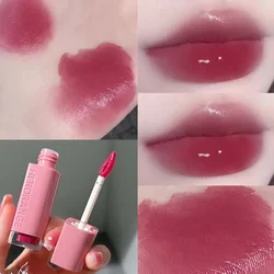 Mirror Lip Gloss Lip Glaze Transparent Glass Lasting Moisturizing Waterproof Liquid Lipsticks Sexy Red Lips Cosmetics 6 Colors