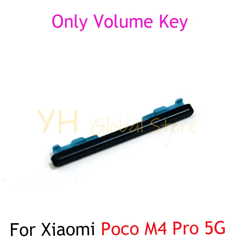 

20PCS For Xiaomi Poco M5 M4 Pro 5G Power Button ON OFF Volume Up Down Side Button Key Repair Parts