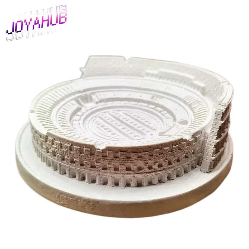 Handmade Cement Ornament Ancient Roman Colosseum Jewelry Display Stand European-style Instagram-style Storage Fish Tank Scenery