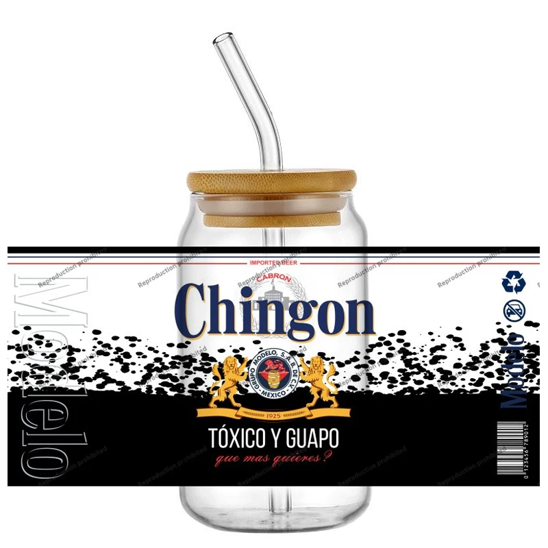 Наклейки Funko Delicious Beer Design Series: легко снимаемые водонепроницаемые для самостоятельного изготовления 3D-переводные УФ-наклейки УФ-ДТФ-стикеры УФ-ДТФ-пленки стаканов 16 унций