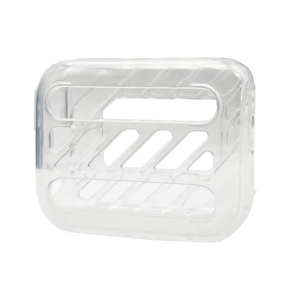 Anti-Scratch Bluetooth Speaker Clear Case Transparent Shockproof Carrying Sleeve TPU Anti-Slip Protective Case for JBL Go 4