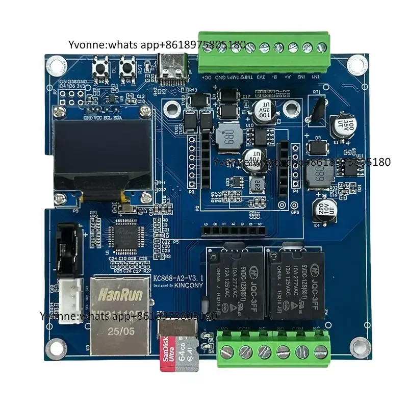 KINCONY KC868-A2V3 ESP32-S3 2 CHANNEL RELAY MODULE For Home Assistant MQTT ESPHome