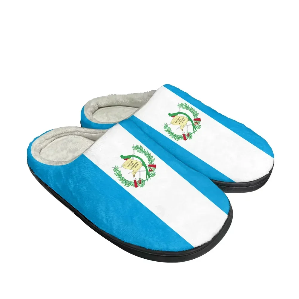 Zapatillas de algodón personalizadas con bandera de Argentina para hombres y mujeres, pantuflas de felpa para interiores, zapatos térmicos para mantener el calor, último dormitorio, Adolescentes