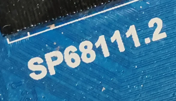 SP68111.2  SP35822.2   LED TV motherboard tested, physical photo taken, 2 different interfaces verified