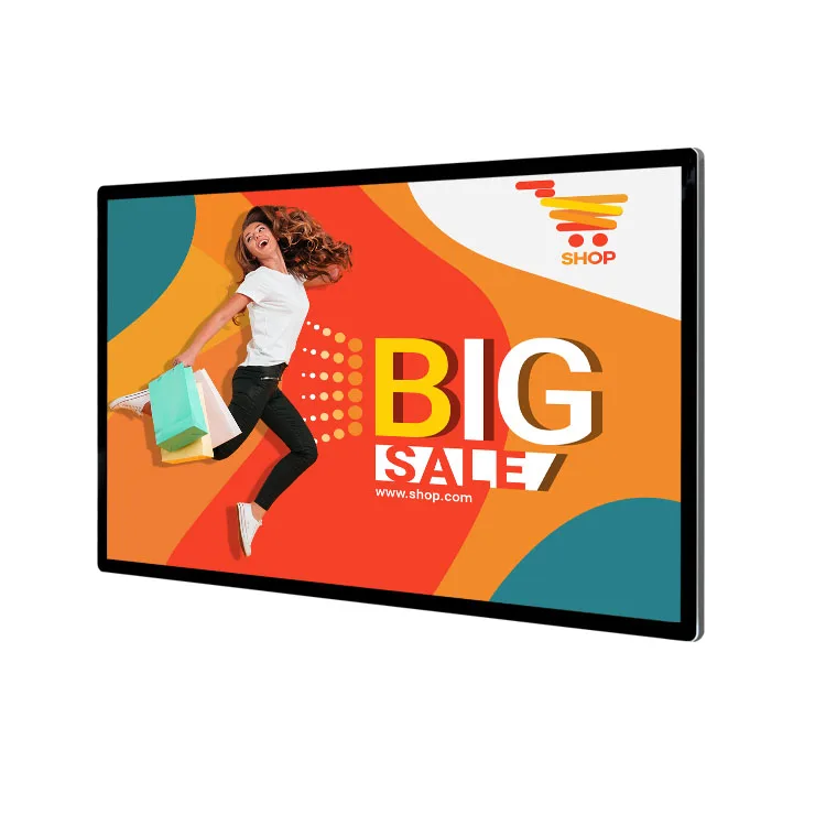 

18.5 inch Wall mounting hanging android totem digital signage wifi lcd advertising monitor for store