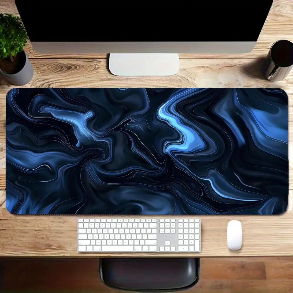 

Blue Marble Texture Mouse Pad Large Rubber Anti-slip PC Desk Accessories Mousepad for Offices and Gamer Keyboard Mats Decor Mat