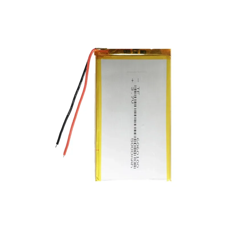 5000mAh Replacement Battery 6060100 For GPS for PSP DVD PAD e-book tablet pc power bank Laptop mobile