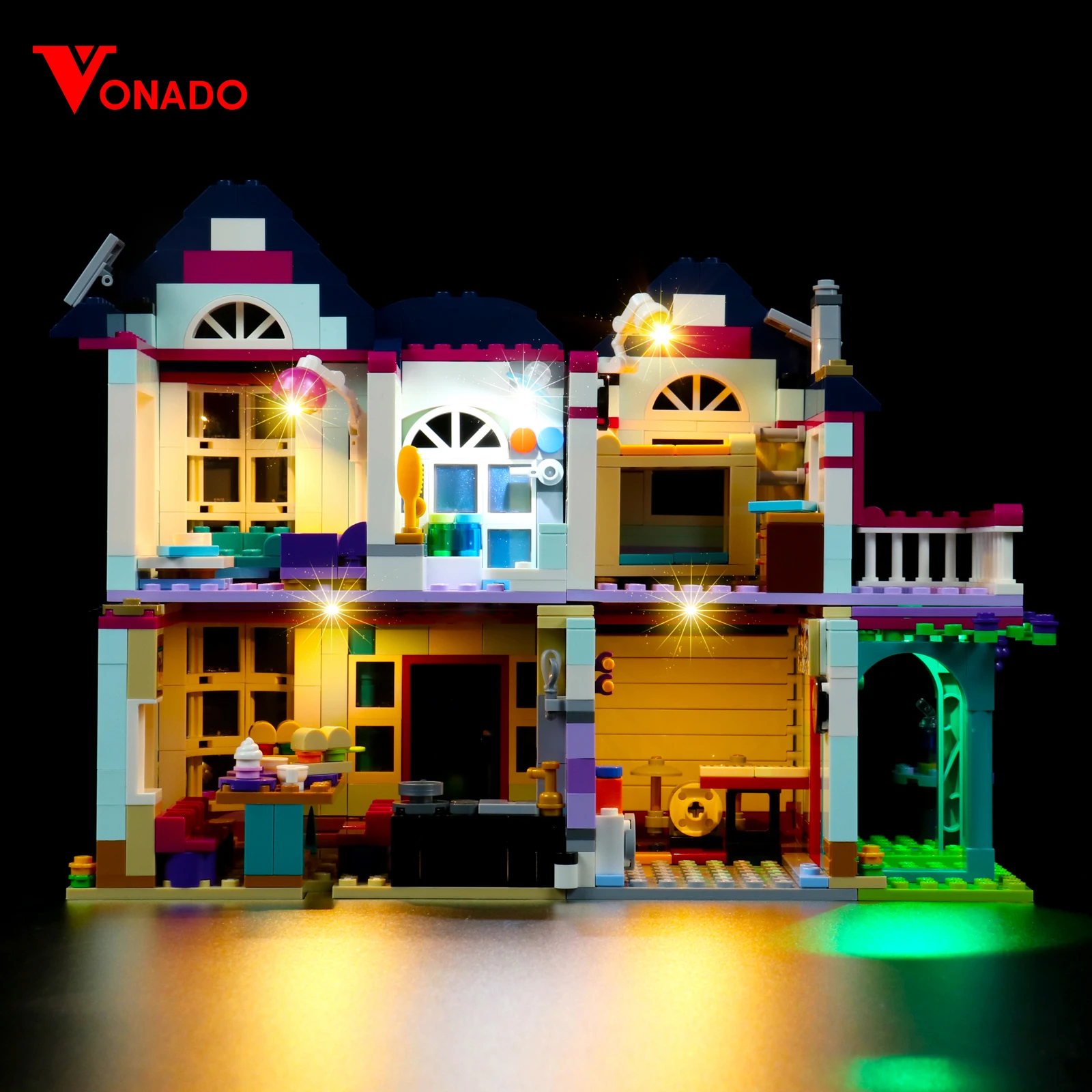 Vonado LED Light Kit for 41449 Family House Building Blocks Set (NOT Include the Model) Bricks Toys for Children