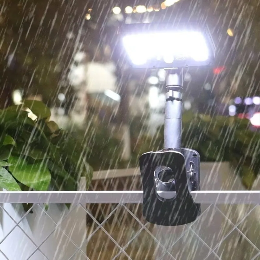 Waterproof Solar Wall Light 92 LED Auto on/Off Garden Street Lights Vertically Adjustable 360° Rotatable LED Induction Lamp