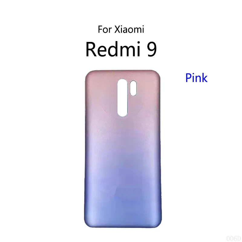 Tylna obudowa baterii do Xiaomi Redmi 9, panel obudowy, pokrywa baterii, tylna klapka. — zdjęcie produktu 5