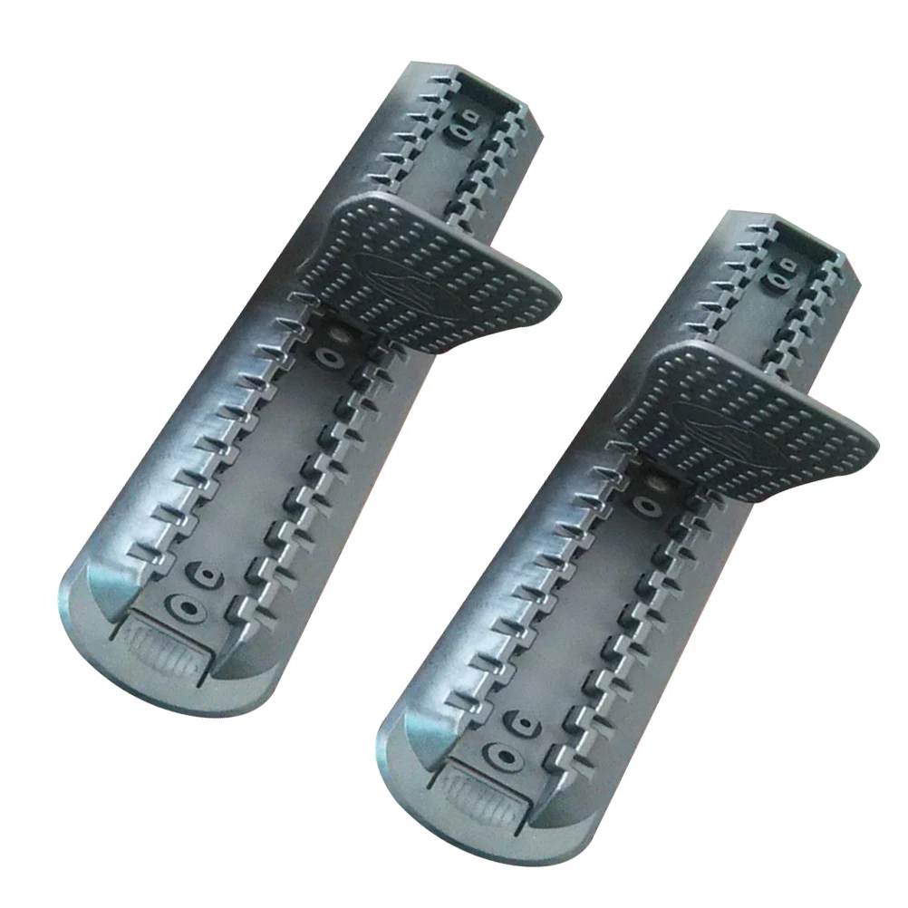 1 คู่ปฏิบัติพายเรือคายัคเหยียบสะดวกตกปลาเรือเหยียบพลาสติกอุปกรณ์พายเรือคายัคสําหรับภายนอกกลางแจ้ง