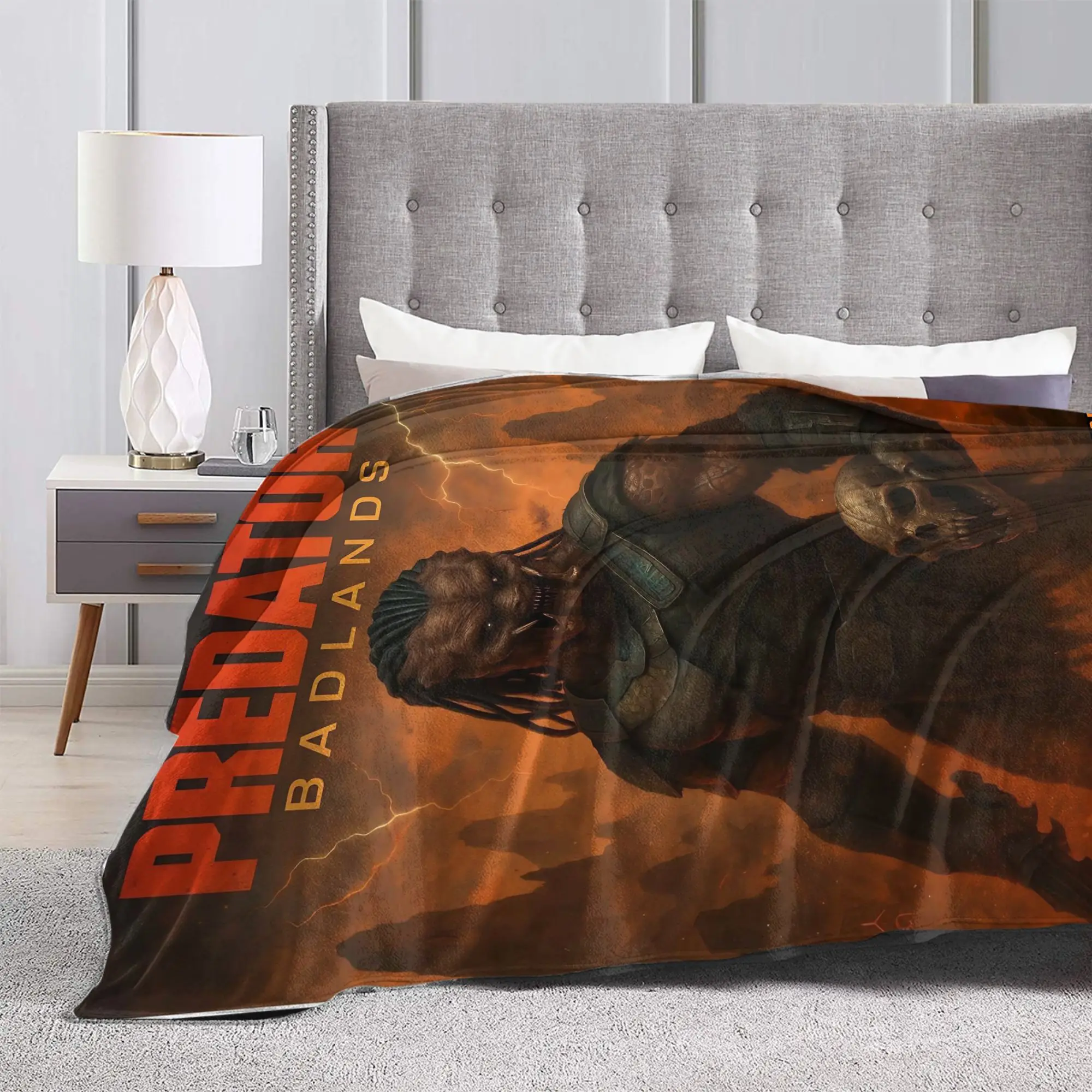 المفترس Badlands 2025 أفلام البطانيات الناعمة التخييم أفخم رمي بطانية مضحك في الهواء الطلق الفانيلا المفرش غطاء سرير أريكة