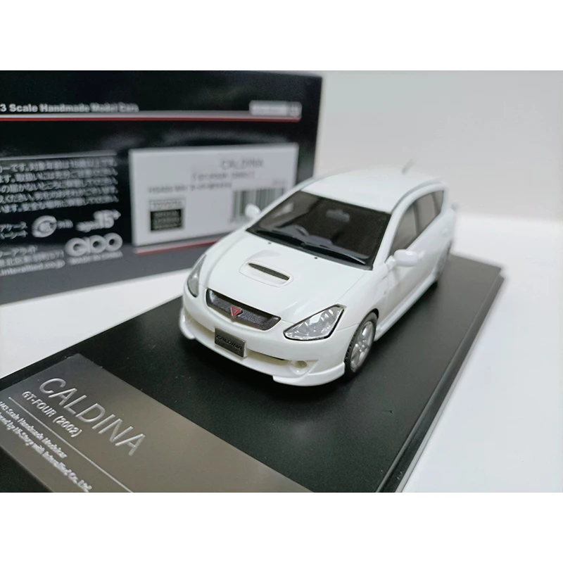 

hi-story Resin 1:43 Scale CALDINA GT-Four 2002 White Station Wagon Car Model Classics Adult Souvenir Gift Hobby & Toys