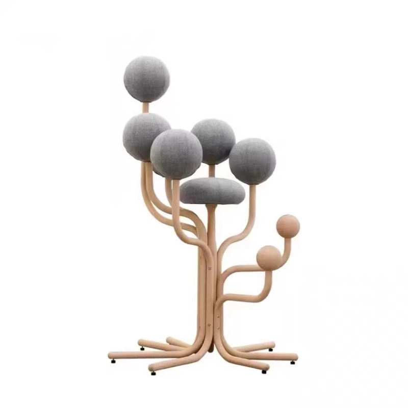 

Nordic creative light luxury branch branching single chair special-shaped garden leisure chair