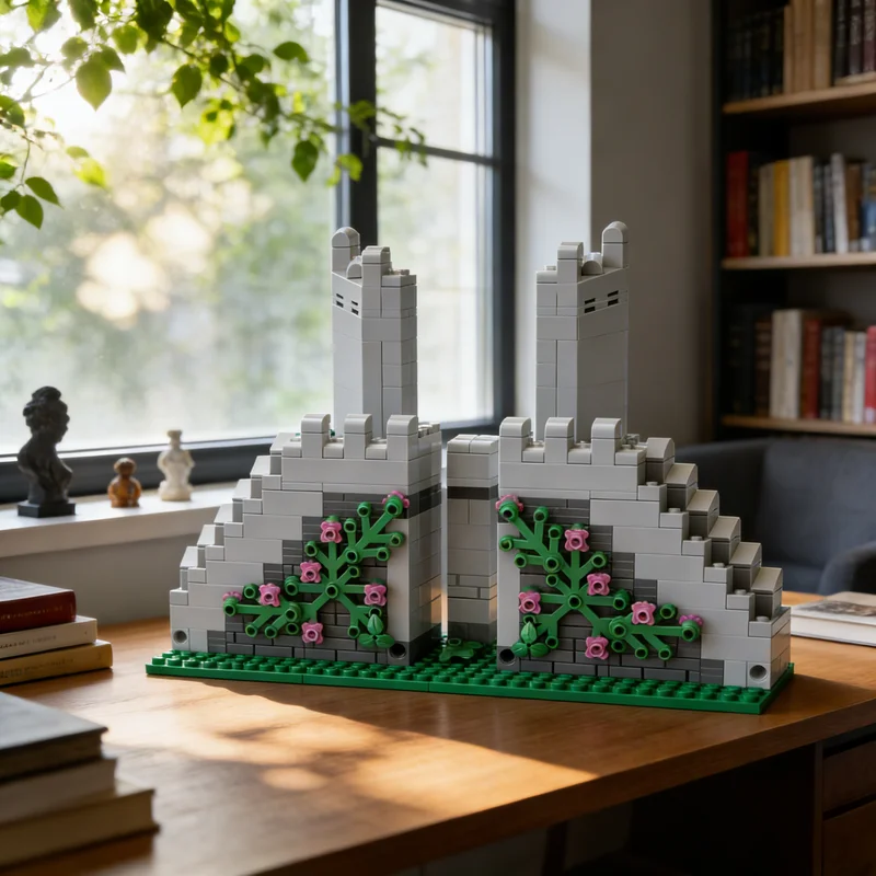 

290pcs MOC MOdular Connectors And Stairs Castle Model Building Blocks Toy Gift Creative Display Collectible Desk Premium Adult