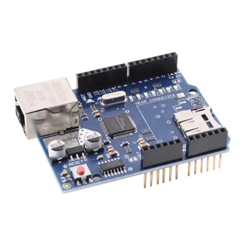 2pcs Ethernet W5100 Network Expansion Board Module SD Card Expansion Compatible with UNO R3 Development Board