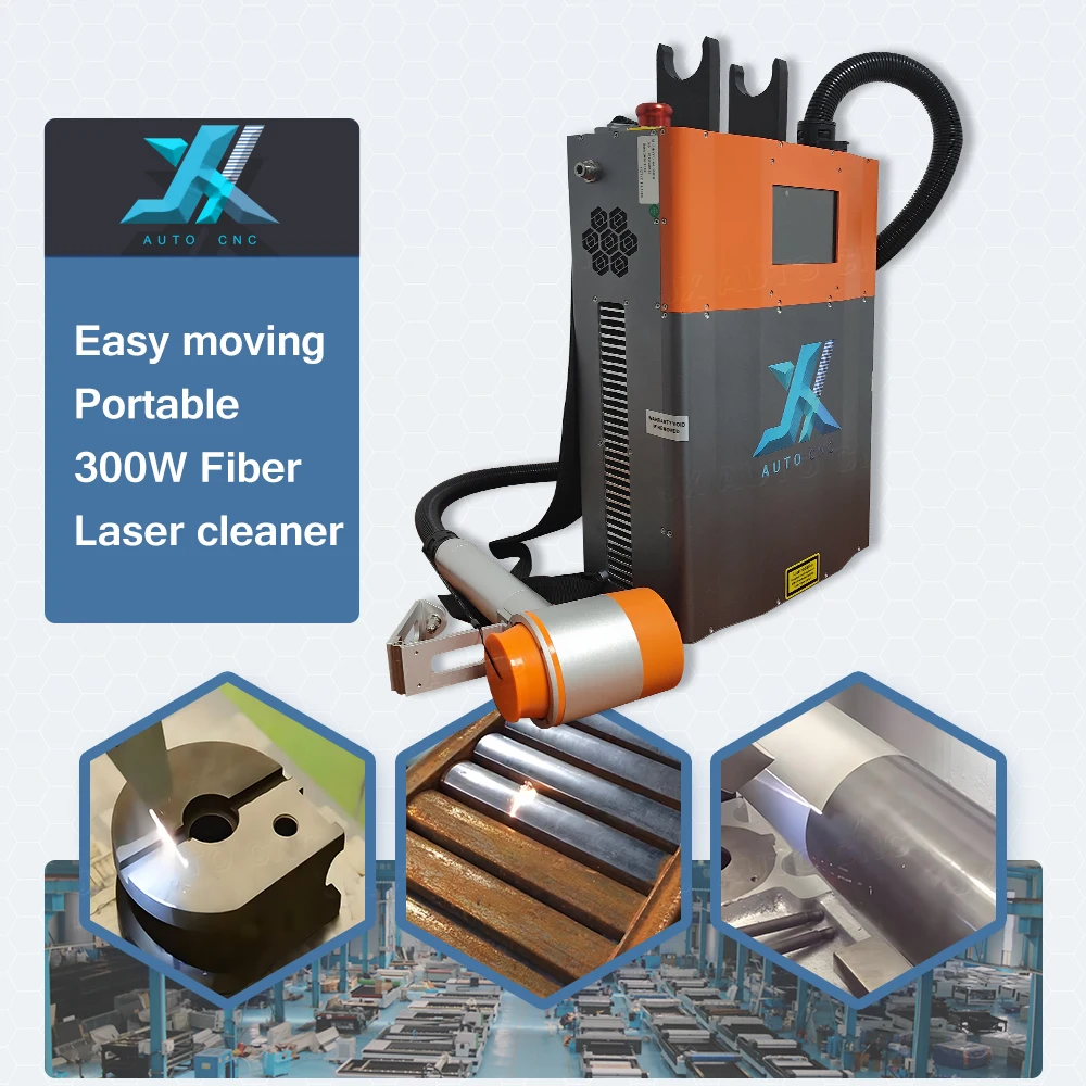 Backpack Pulse Handheld Fiber Laser Cleaning Machine 100W Portable Laser Cleaner 110V 8Cleaning Modes for Rust Paint Oil Removal