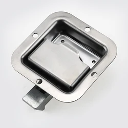Stainless Steel Flush Paddle Latch RV Toolbox Lock Trailer Door Handle Latch Industrial heavy duty panel lock