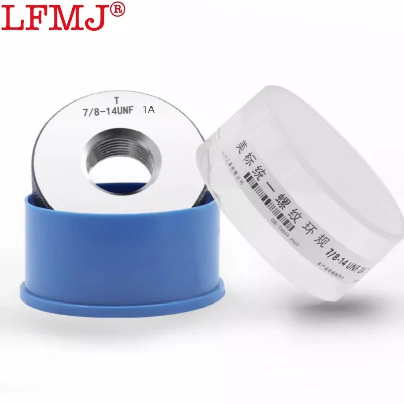 

1SET(1*GO+1*NOGO) 1A Accuracy American Standard Fine Thread Ring Gauge UNC UNF UNS UNEF 2-56 10-32 1/4 6/15 3/8 Measure Tool