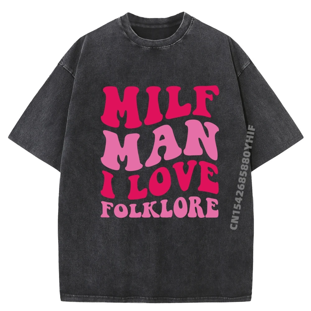 

Newest Washed Shirt Funny Quote Plain Shirt Oversized T Shirt Men Tops & Tees Creative Letter Printed Tshirt