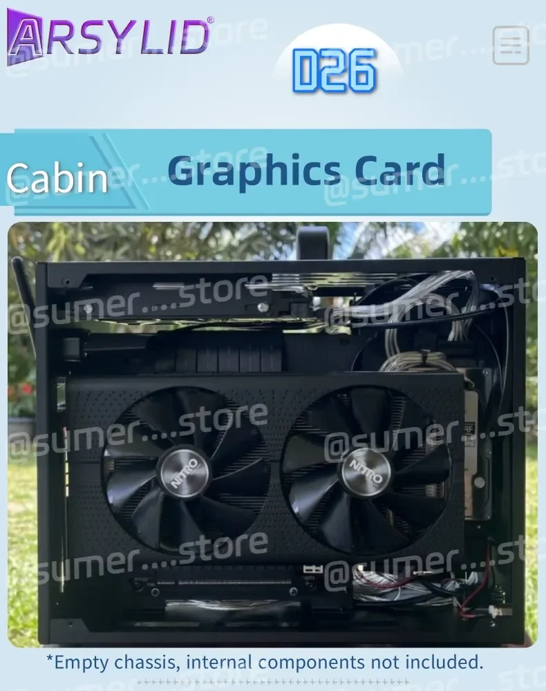 Placa base chasis ITX Mini Gaming: radiador y GPU compatibles - imagen 2