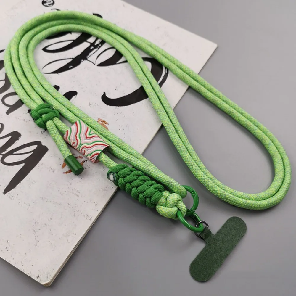 

Держатель для телефона на цепочке с бантом, регулируемый, с креплением на заднюю панель, декоративный, с веревкой-подвеской