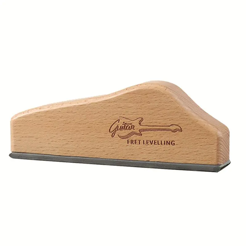 CGDS-Guitar Fret Levelling File String Leveling File Instrument Maintenance Tool Light Wood