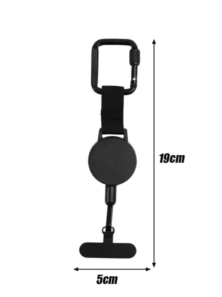 AliExpress NONE Retractable Anti-Theft Phone Holder Smartphone Xyun Lanyard Stra with Carabiner Anti-Drop Harness for Hiking Cycling Climbing