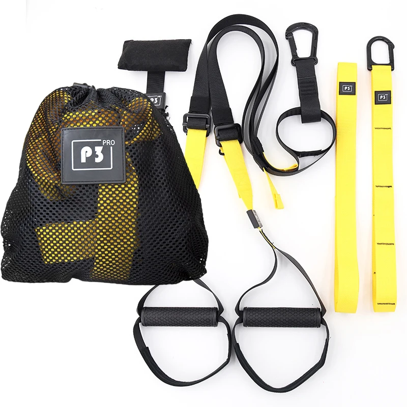 Cinturón de Entrenamiento de Suspensión Ajustable P3-2 y P3-3 Trx - Banda de Resistencia Multiusos para Yoga, Fitness y Entrenamientos de Fuerza
