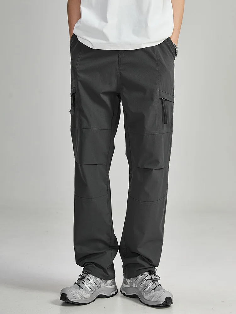 

American Retro Casual Men's Long Pants Spring Summer New Loose Straight Leg Workwear Trousers Versatile Work Clothes