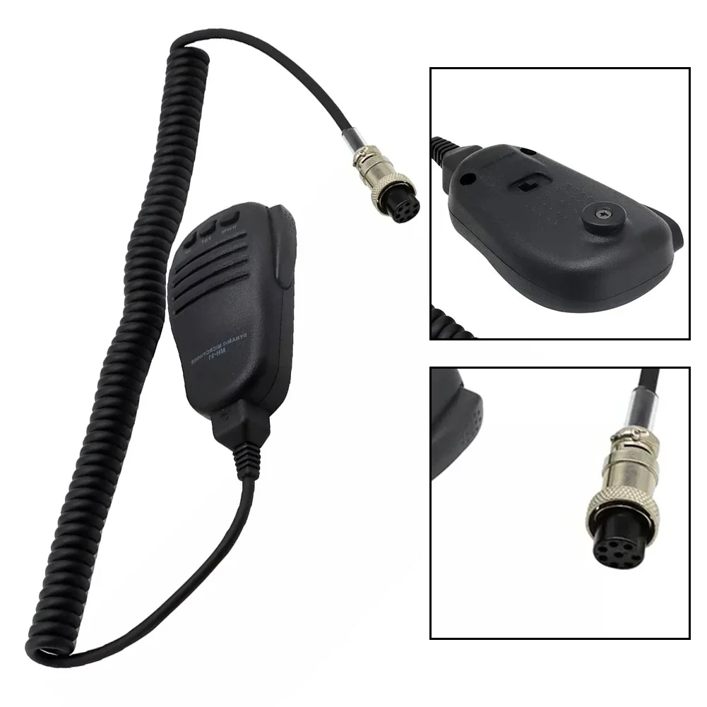 MH31B8 Microphone 8Pin for Yaesu FT847 FT920 FT990 FTDX5000 FTDX9000 Radios with High Strength Plastic Shell and Clip