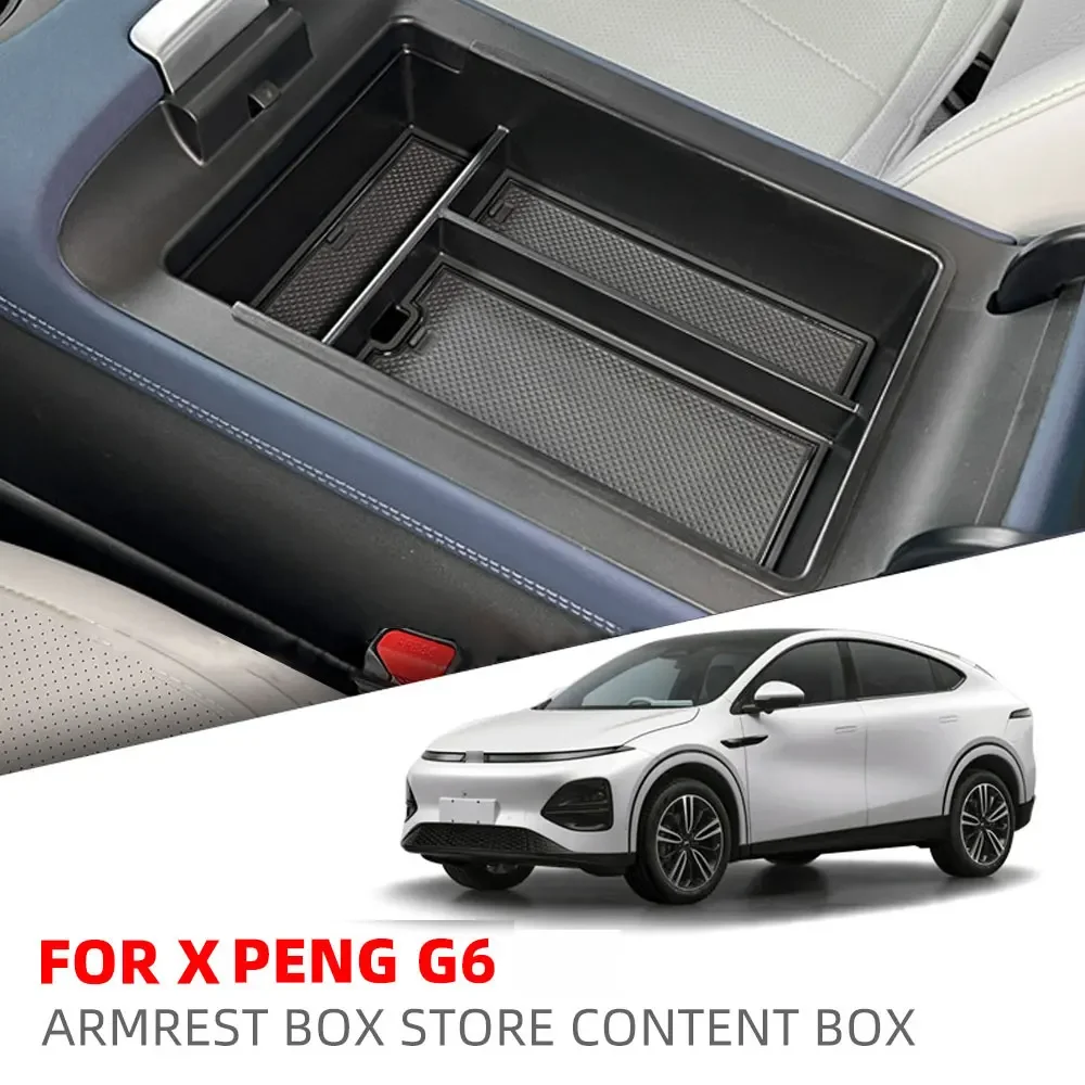 

Car Armrest Storage Box for Xpeng G6 XPENG Organizer Central Console Storage Box Container Tray Interior Accessories