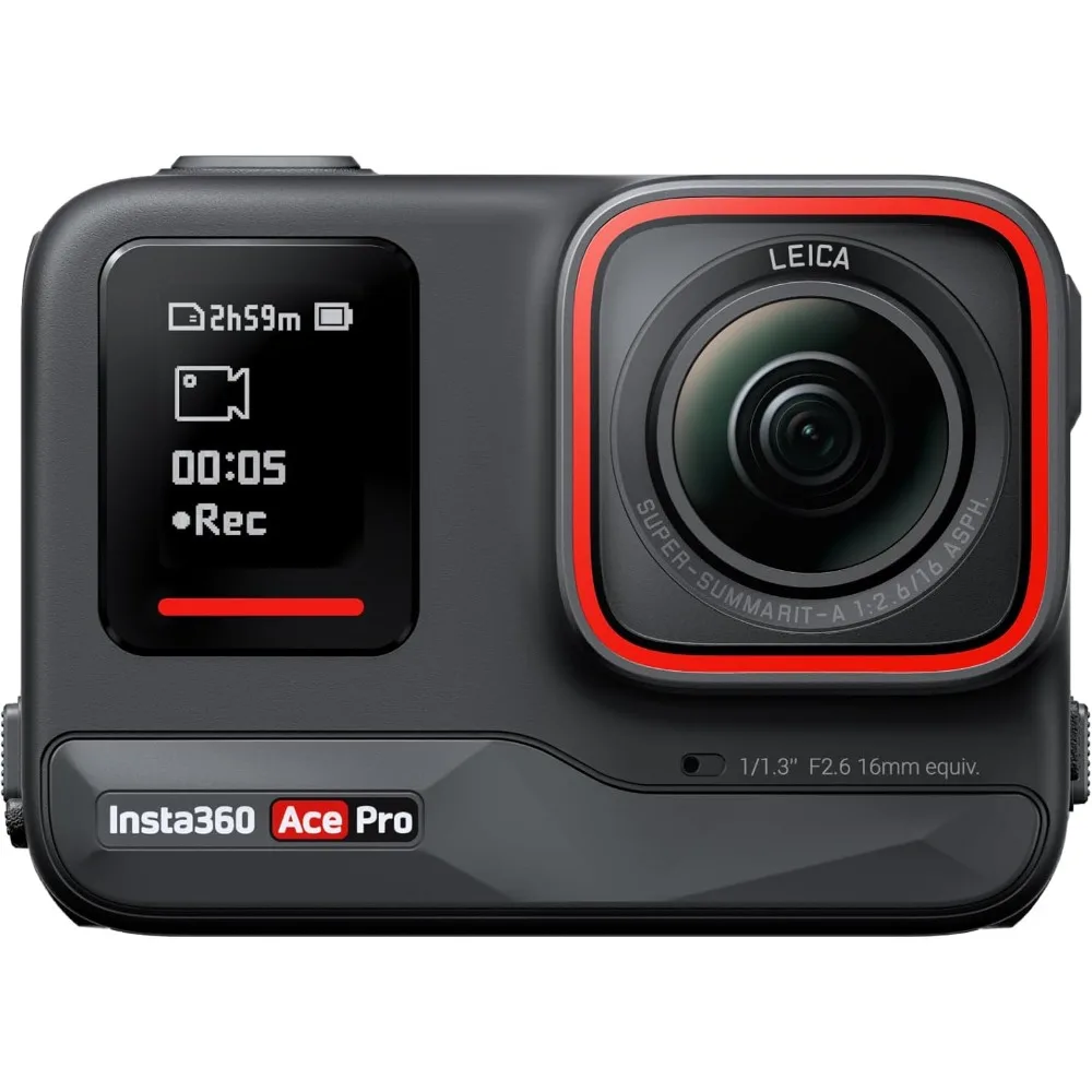 

Ace Pro - Waterproof Action Camera Co-Engineered with Leica, Flagship 1/1.3" Sensor and AI Noise Reduction for Unbeatable Image