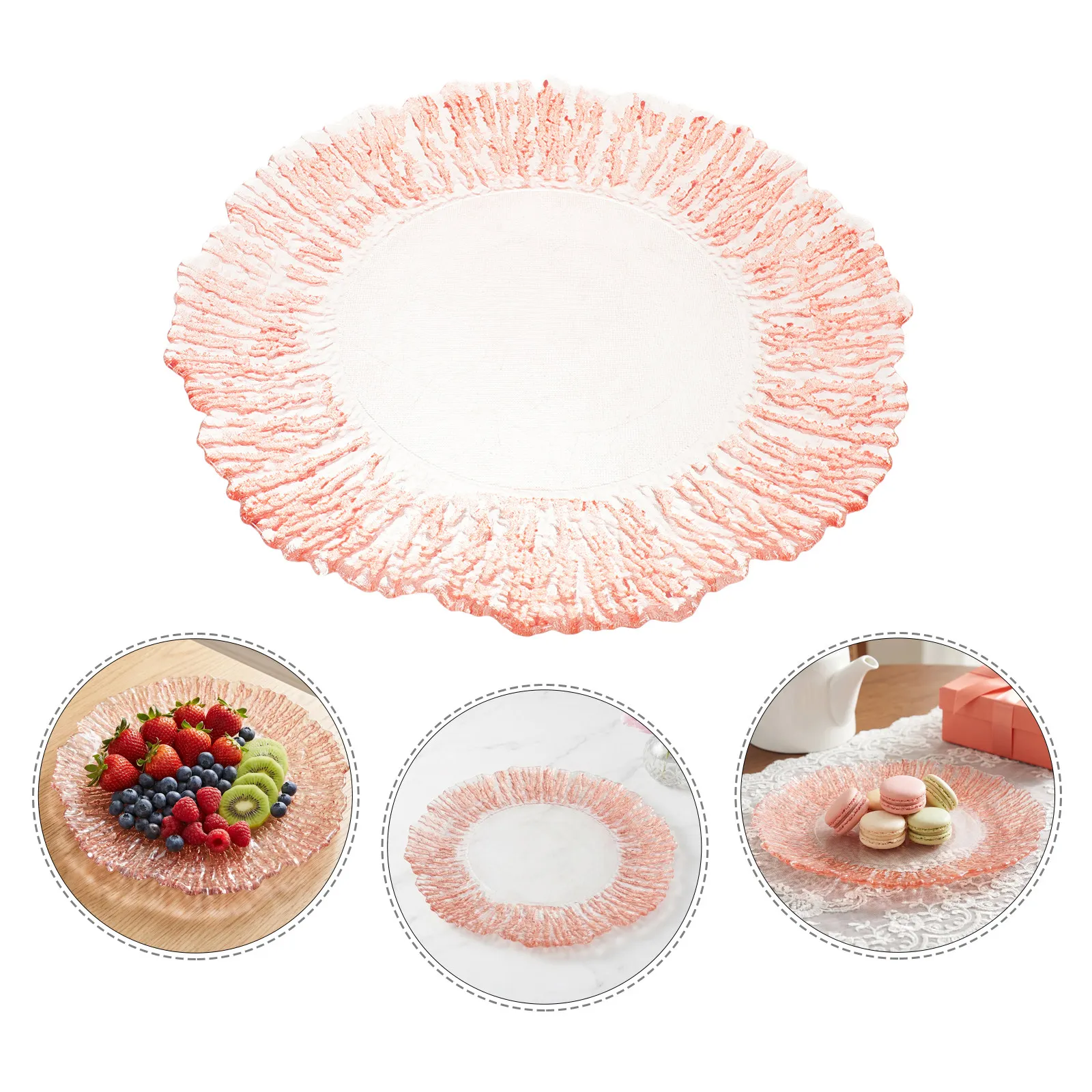 Sunflower Ceramic Dining Plate Set – Large Colorful Flower Design for Kitchen & Home