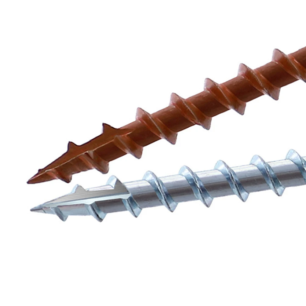 

100Pcs Self Tapping Screw Carbon Steel 500-550Hrc Hardness Woodworking Oblique Hole Half Tooth Coarse Thread Square Drive