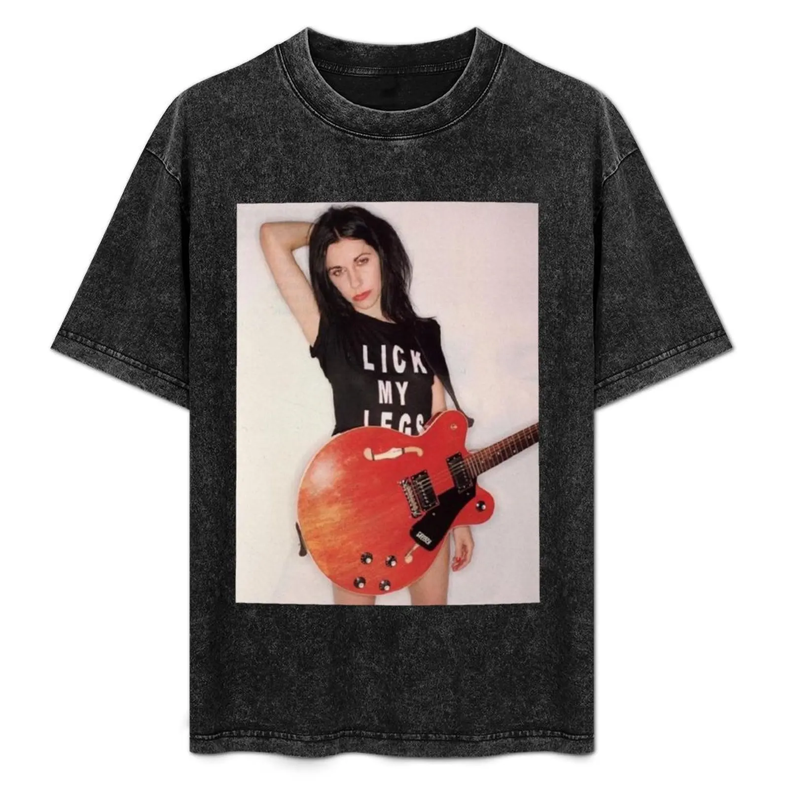

Polly Jean Harvey - Lick My Legs T-Shirt Lightweight Basic Short Sleeve Shirt