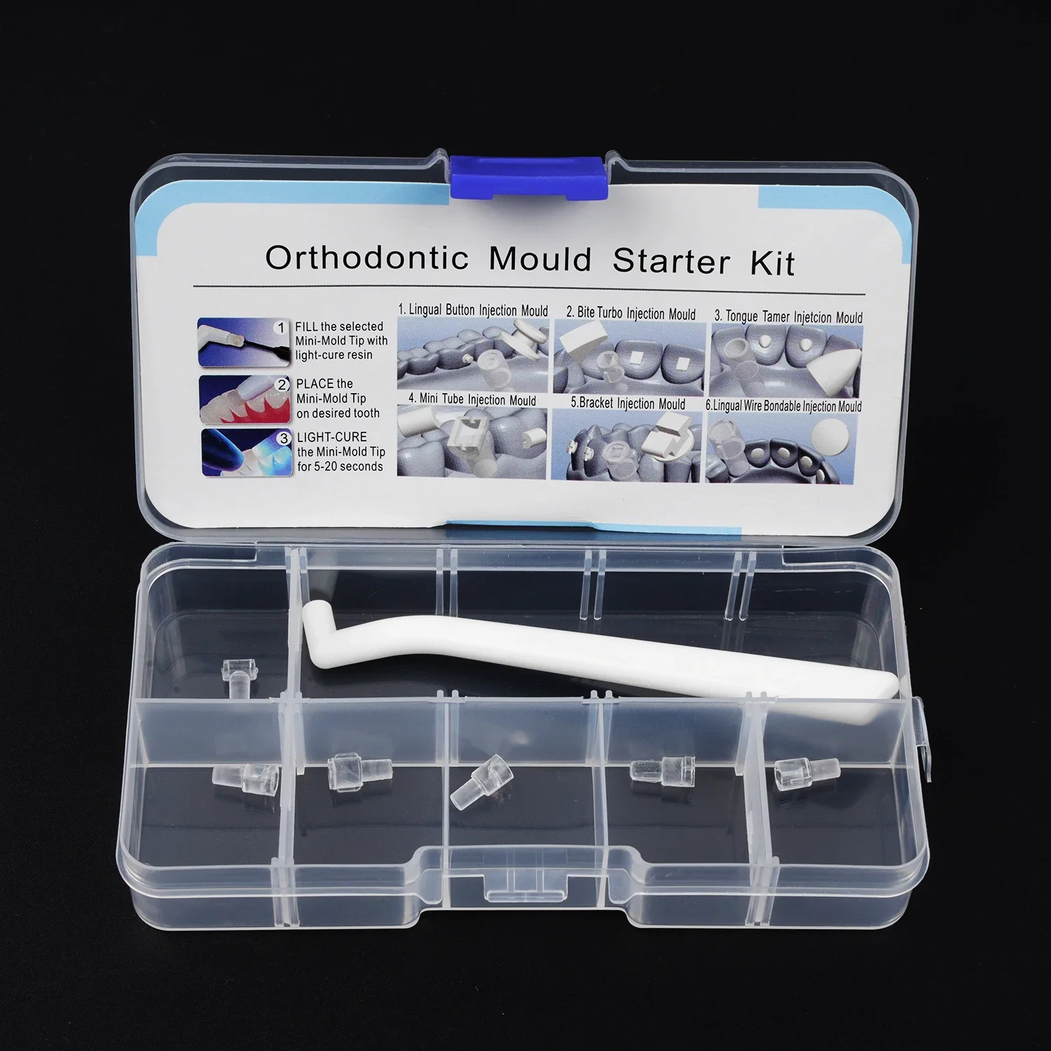 JOLANT Dental Orthodontic Mould Starter Kit Ortho Injection Mould kit for Bracket Lingual button Tongue Tamer ortho Accessories