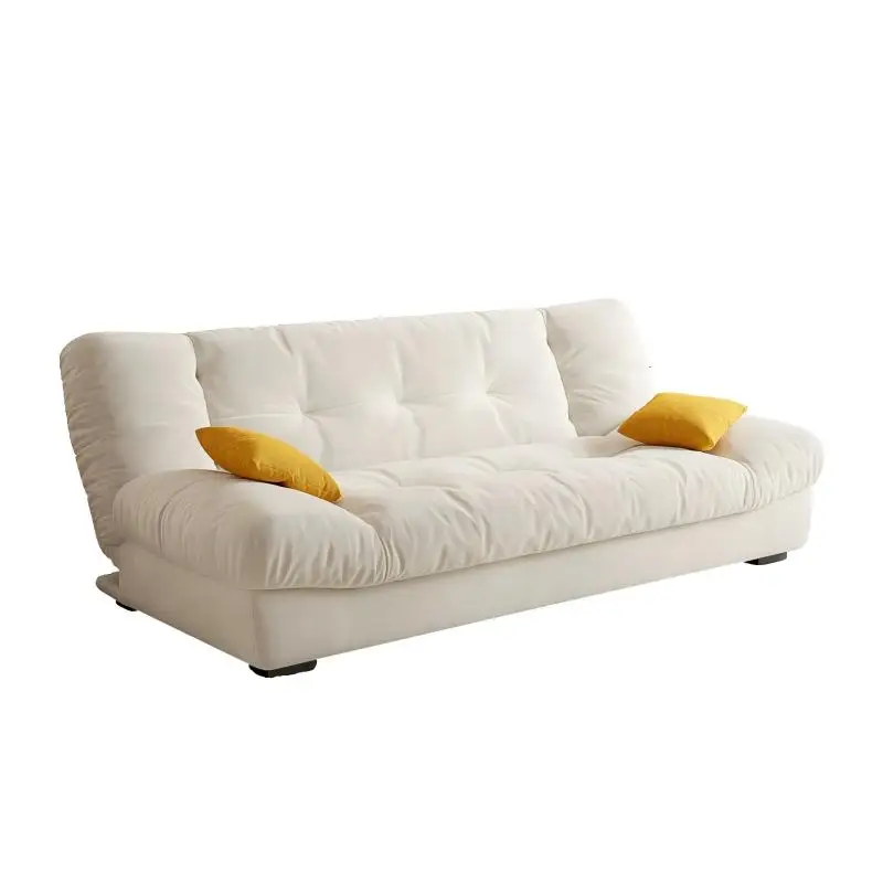 

Nordic Modern Versatile Velvet Sofa Bed Double Foldable Wood Frame for Living Room Bedroom Hotel Villa
