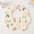 Beige Rabbit floral