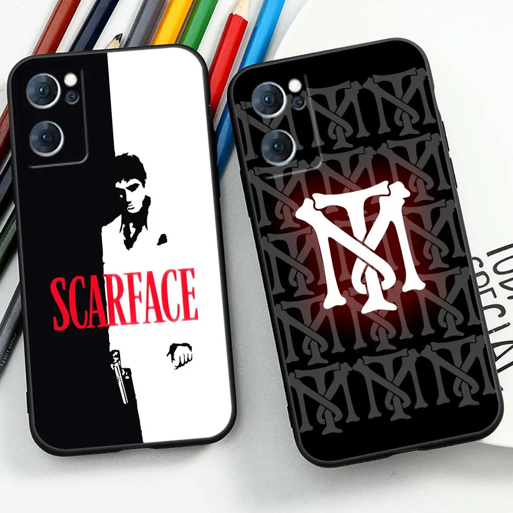 Scarface 1983 Film Al Pacino Phone Case For OPPO Reno 10 8 8T 7 7Z 6 5 4 Pro Plus FIND X5 X3 X2 Pro Lite 5G Soft Silicone Cover