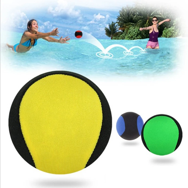 Pelota que rebota en el agua para adultos, juguete sensorial para juego de playa, juego de agua al aire libre, regalo de actividad deportiva, QX2D