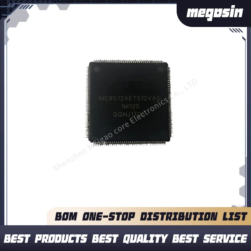 MC9S12XET512VAG MC9S12XET512 QFP144 Commonly used and vulnerable cpus for automotive computer boards