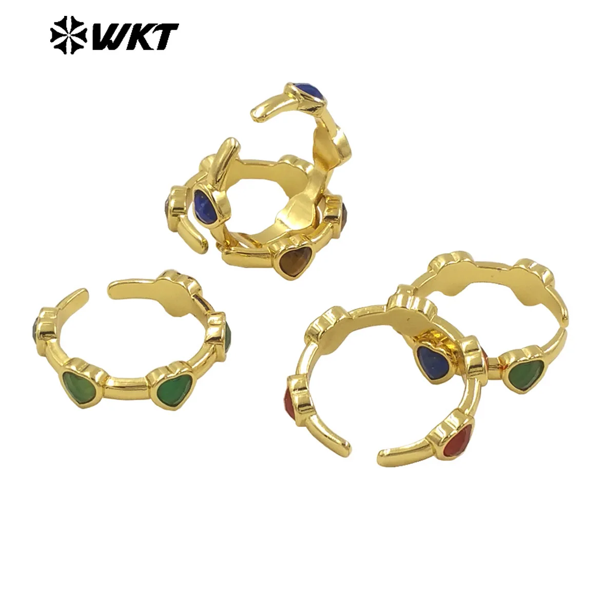 

WT-R536 Elegant Fashion Shells Thin Circles Ring With 18K Golds For Women Perfect Daily Decoration