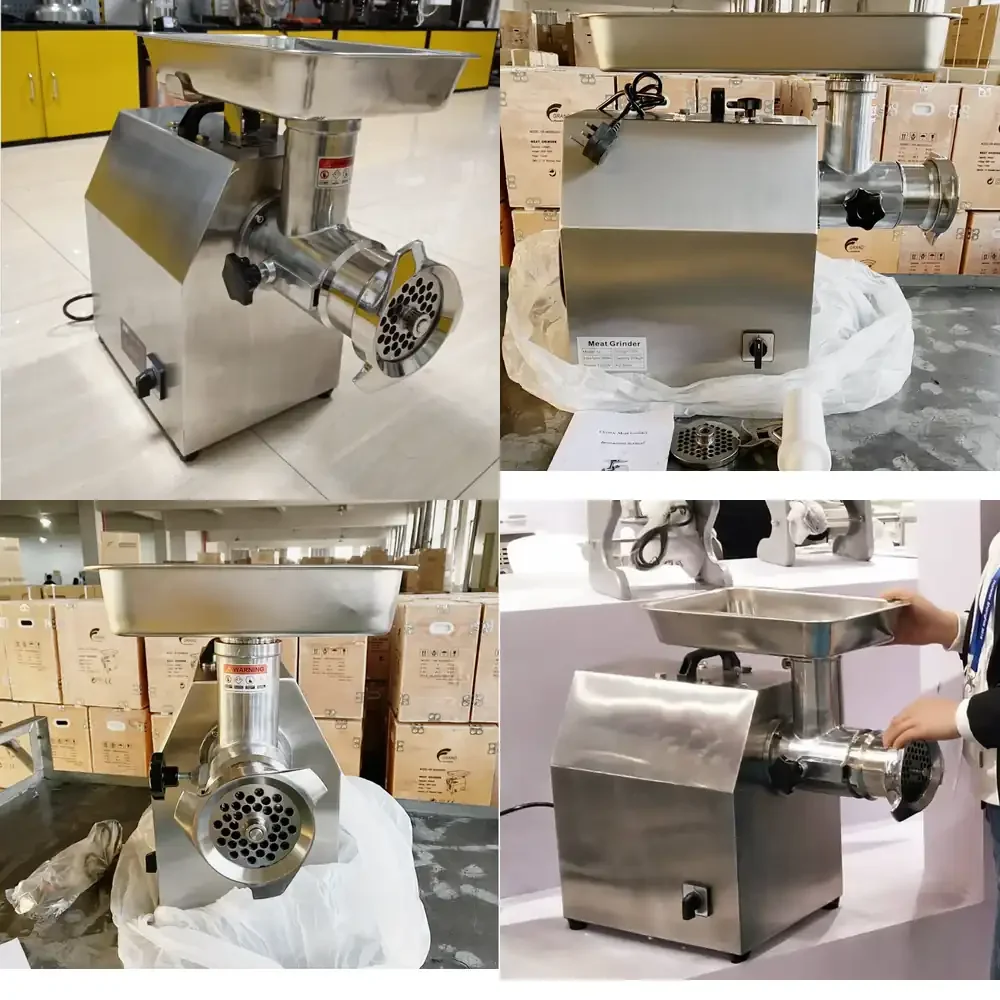 

12Hot Industrial 300KG Meat Grinder 32 Meat Grinder Mincer With Stainless Steel Material