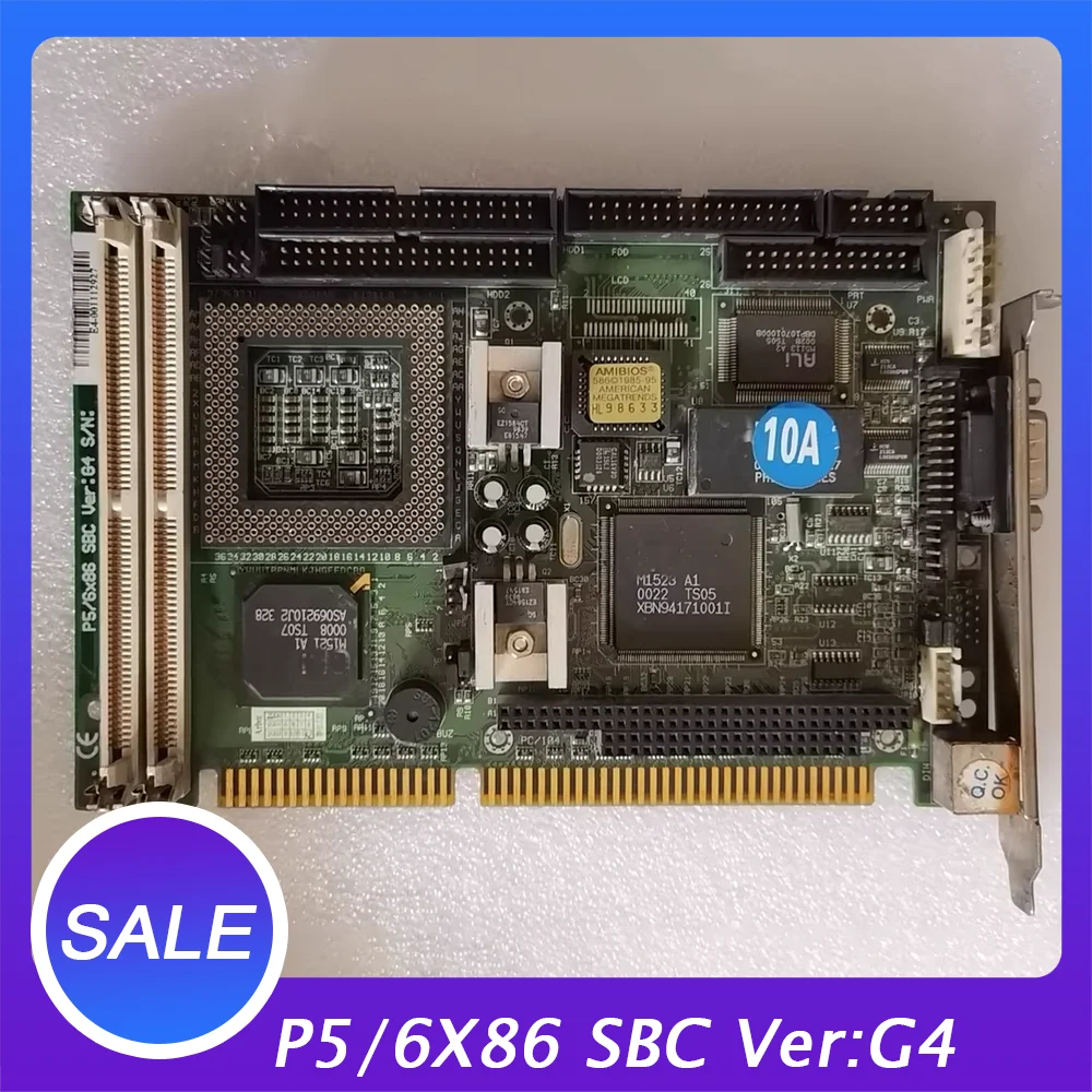 Placa-mãe industrial P5/6X86 SBC Ver:G4