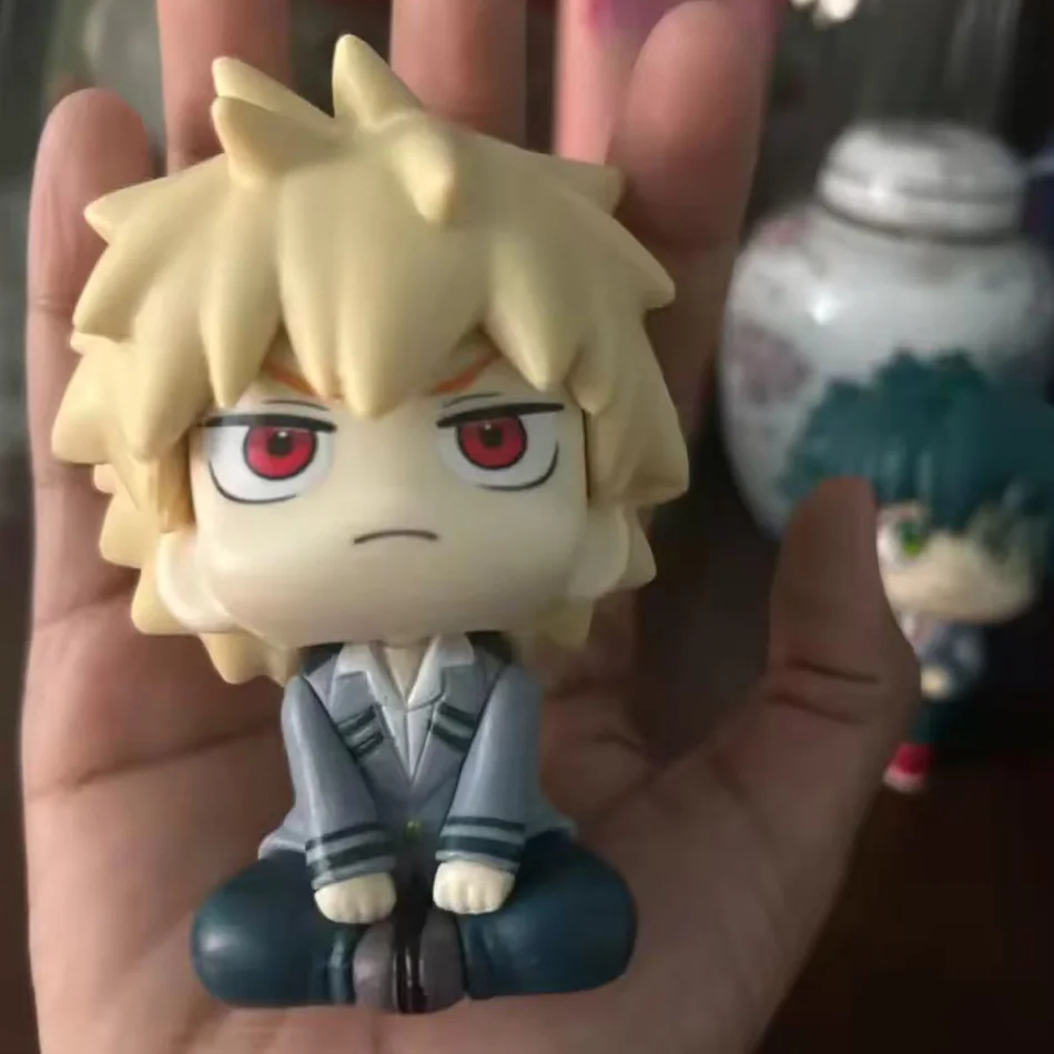 10cm Boku no Hero Academia Anime-Figur Midoriya Izuku Actionfigur Bakugo Katsuki/Todoroki Shoto Statuette PVC Sammelfigur Spielzeug